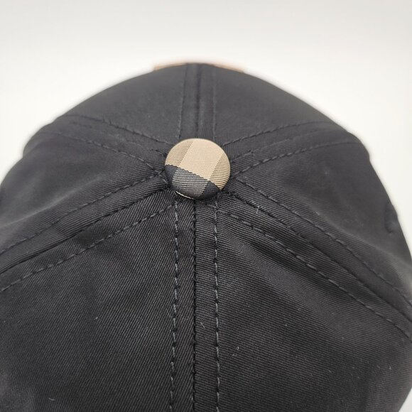 NWT BURBERRY Equestrian Knight Cap Black Gold TB Embroidered - OSFM Rare Drop!! main image 12